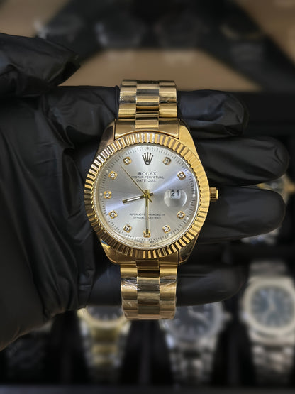 Rolex – Date Just – Golden - Silver/Golden Dial