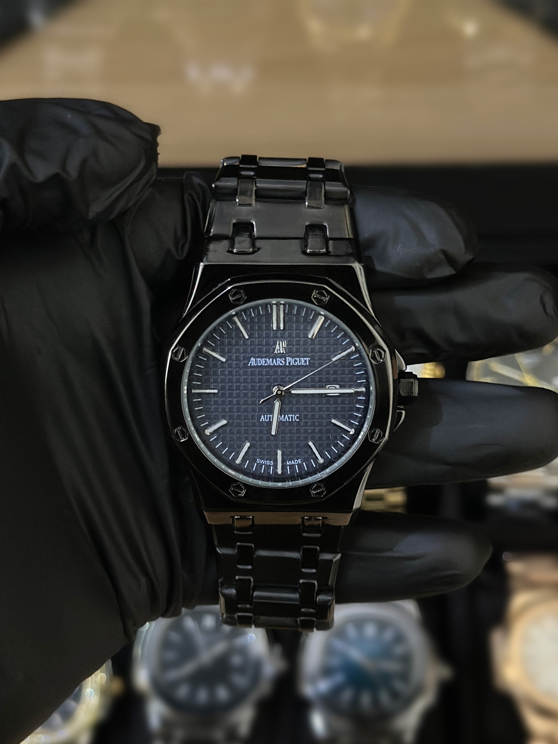 Audemars Piguet Royal Oak Black Blue Dial – Zaft Watches